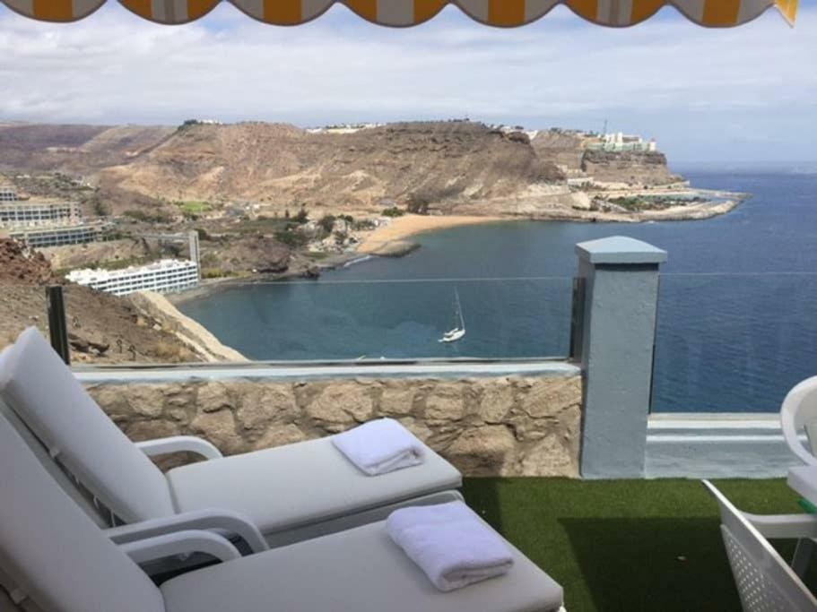 Duplex Playa Del Cura Beautiful Ocean View Apartment Mogan Exterior photo