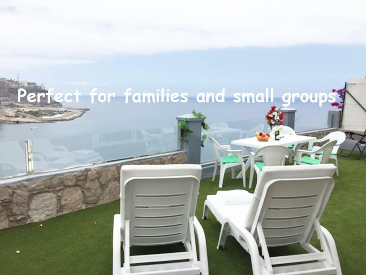 Duplex Playa Del Cura Beautiful Ocean View Apartment Mogan Exterior photo