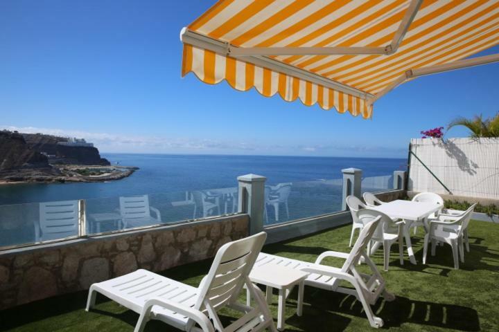 Duplex Playa Del Cura Beautiful Ocean View Apartment Mogan Exterior photo